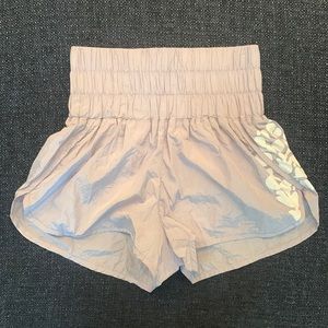 Lilac Free People Way Home Shorts